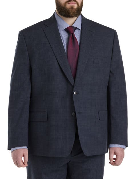 Big & Tall Textured Suit Jacket