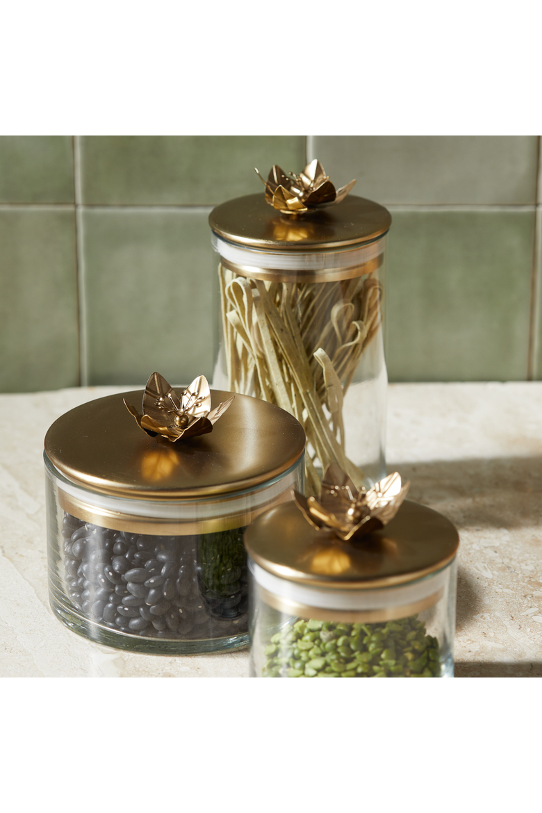 Lily Botanical Canister - Set of 3, Alternate, color, Clear