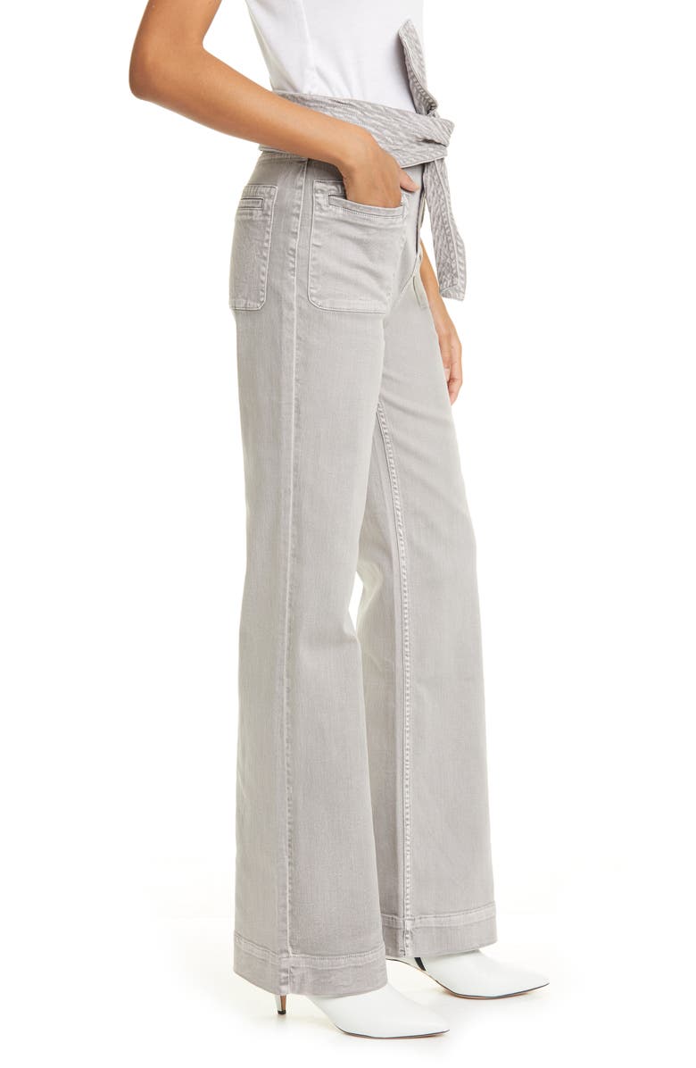 Ulla Johnson Wade Tie Waist Tapered Jeans, Alternate, color, 