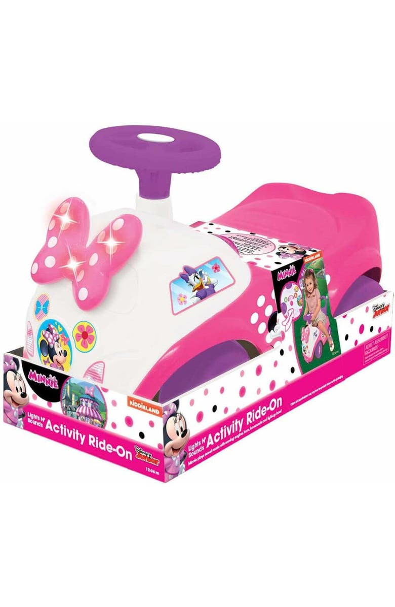 Kiddieland Limited Lights N\' Sounds Minnie Activity Rideon, Alternate, color, Multicolored