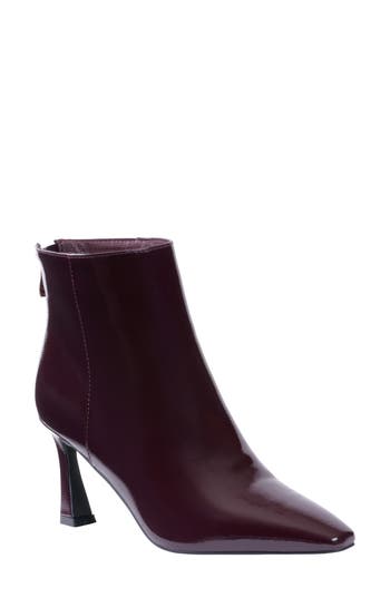 Good Choice New York Marcel Pointed Toe Boot In Burgundy