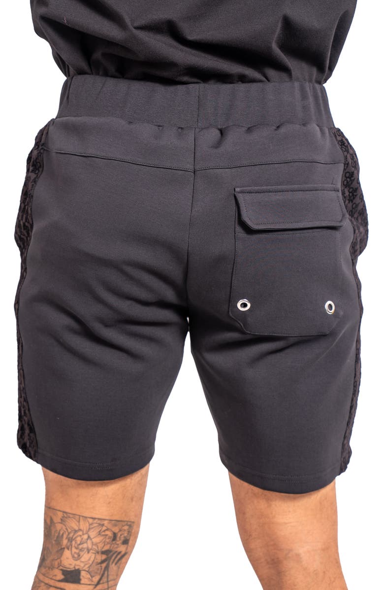 Maceoo Resistance70 Blue Knit Drawstring Shorts, Alternate, color, Blue