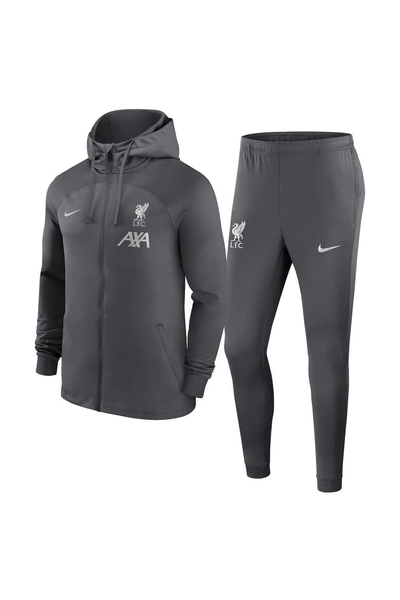 Men's Nike Anthracite Liverpool 2024/25 Strike Performance Track Suit, Main, color, Anthracite