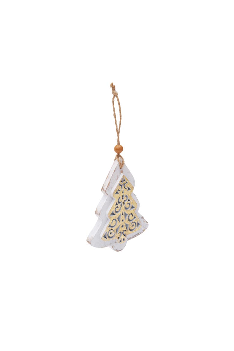 Gold Foil Christmas Ornament, Alternate, color, Gold