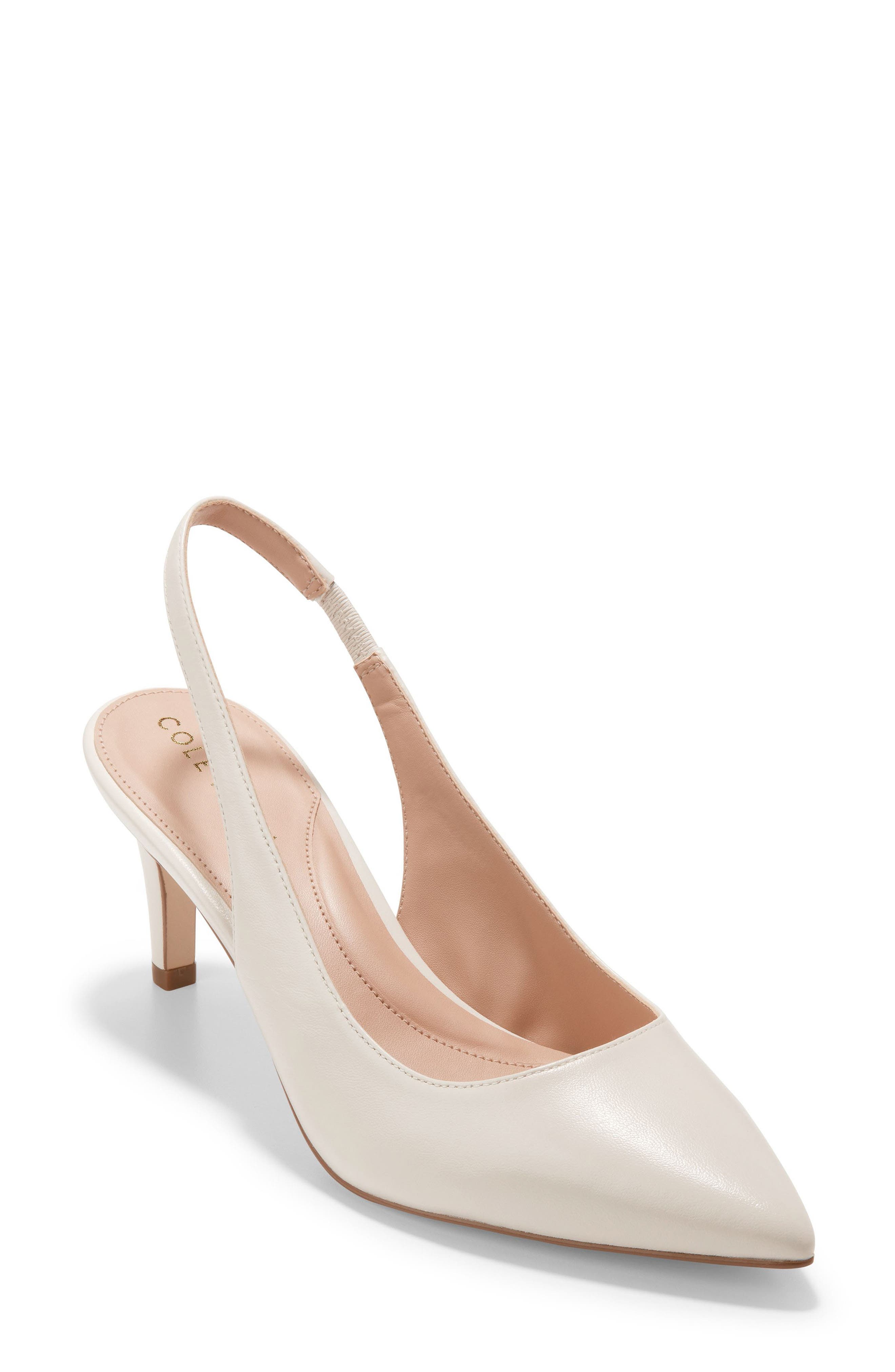 Vandam Slingback Pump, Main, color, IVORY LEAT