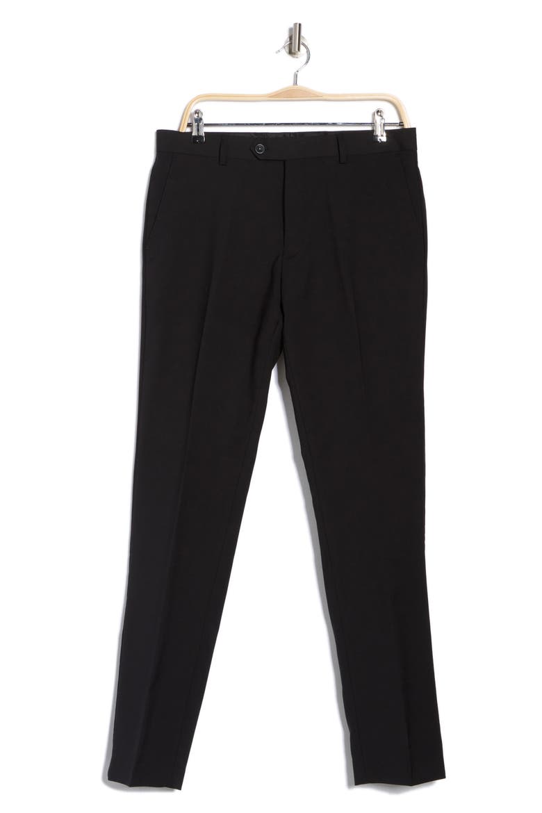 Slim Fit Dress Pants, Alternate, color, BLACK