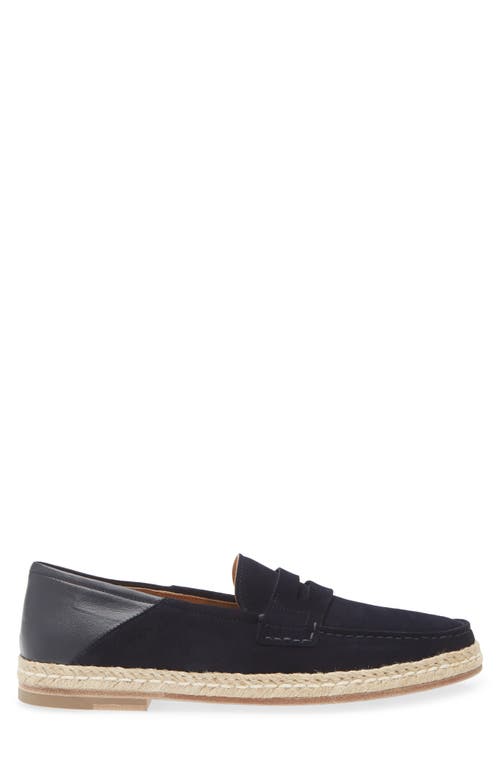 Jm Weston Uzes Espadrille Convertible Loafer In Navy