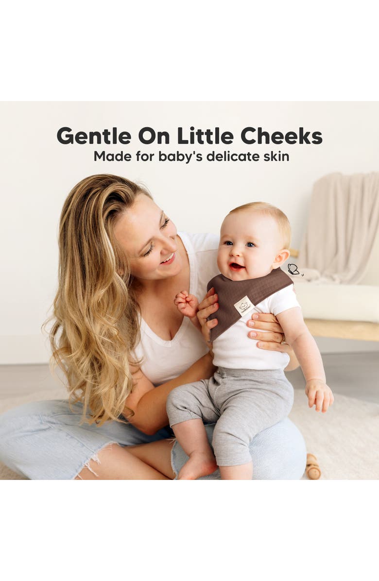 KeaBabies 8-Pack Quin Bandana Bibs, Alternate, color, Driftwood