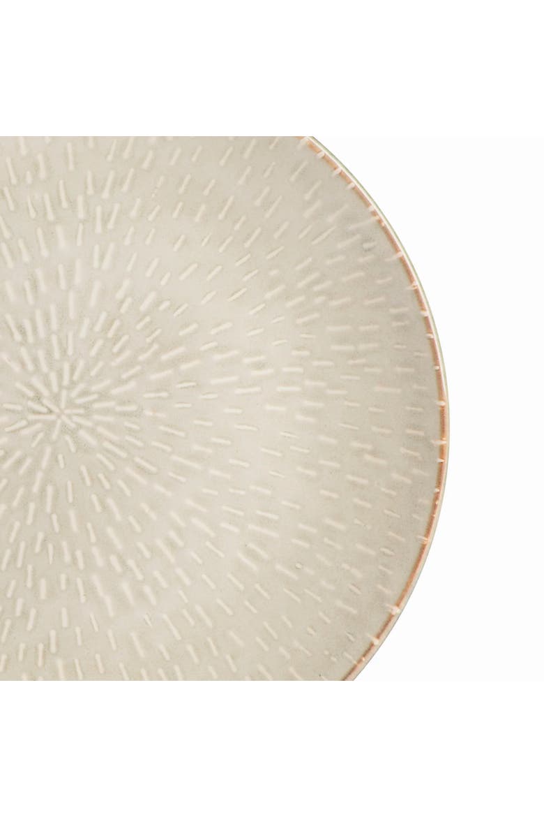 Matisse 16 Piece Stoneware Dinnerware Set  with Reactive Glaze, Alternate, color, White