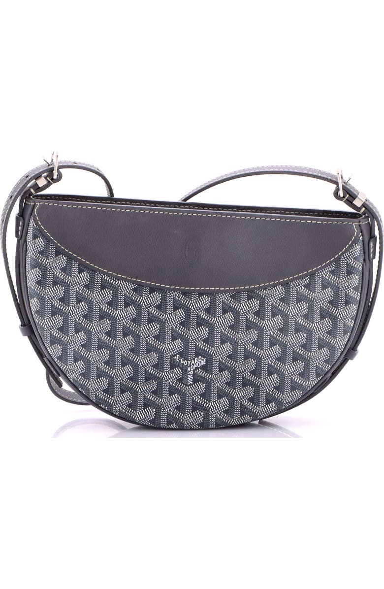 Pre-Owned Goyard Hirondelle Shoulder Bag Coated Canvas and Leather, Main, color, Gray