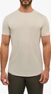Cuts AO Curve Hem Cotton Blend T-Shirt