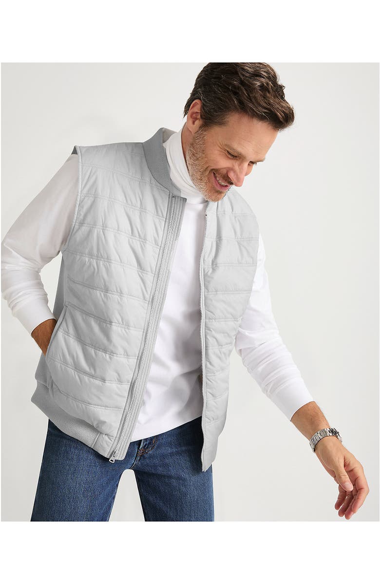 Lands' End Sweater Hybrid Vest, Alternate, color, Light Mist