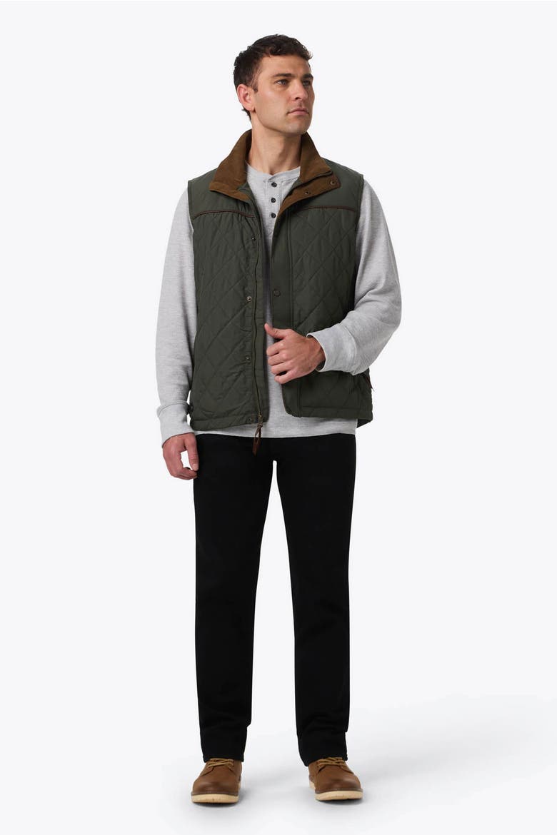 Men's Duke Heated Vest, Alternate, color, Forest Green