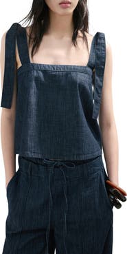 MANGO Calonge Denim Top