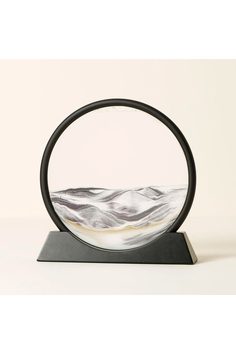 Deep Sea Sand Art by Pitkin Stearns, Alternate, color, Black