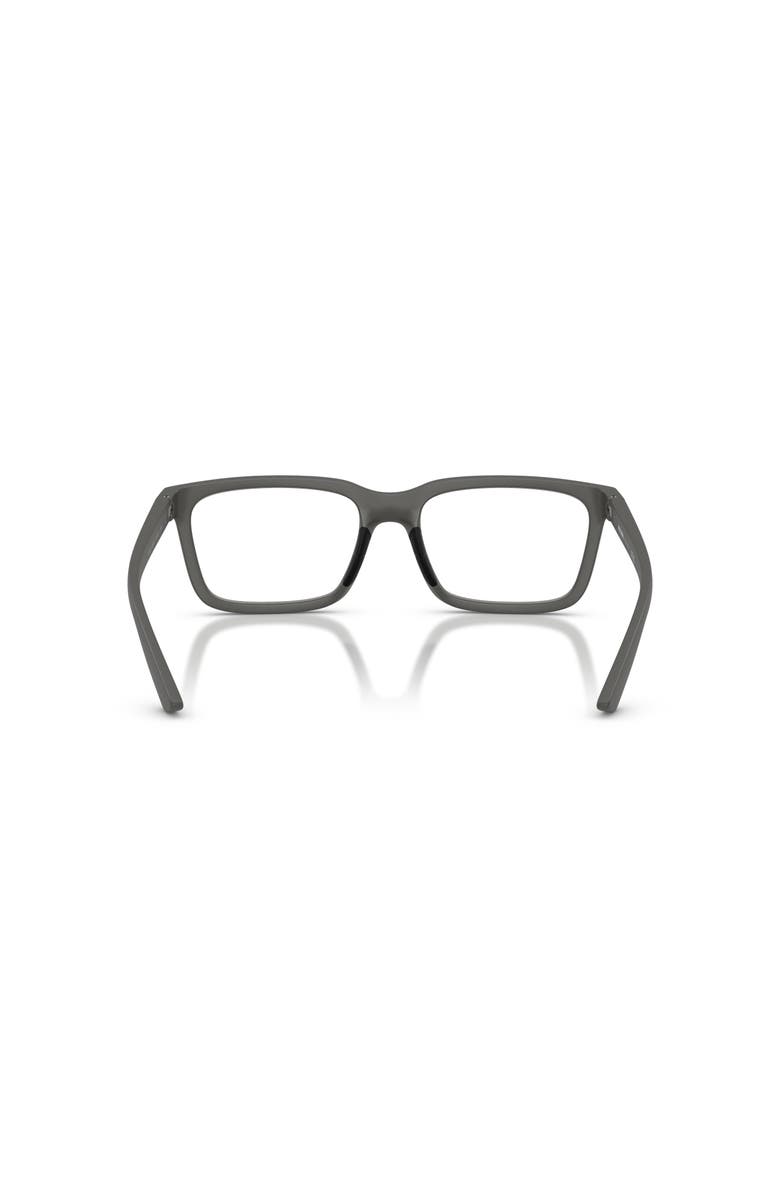 Prada Linea Rossa 54mm Rectangle optical glasses, Alternate, color, Grey