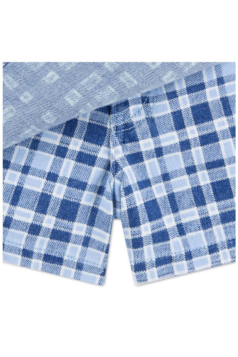 Kids' Plaid Skort with Bows, Alternate, color, DREW ME IN