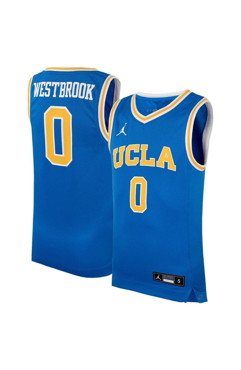 Jordan Brand Youth Jordan Brand #0 Blue UCLA Bruins Icon Replica Basketball Jersey, Main, color, 