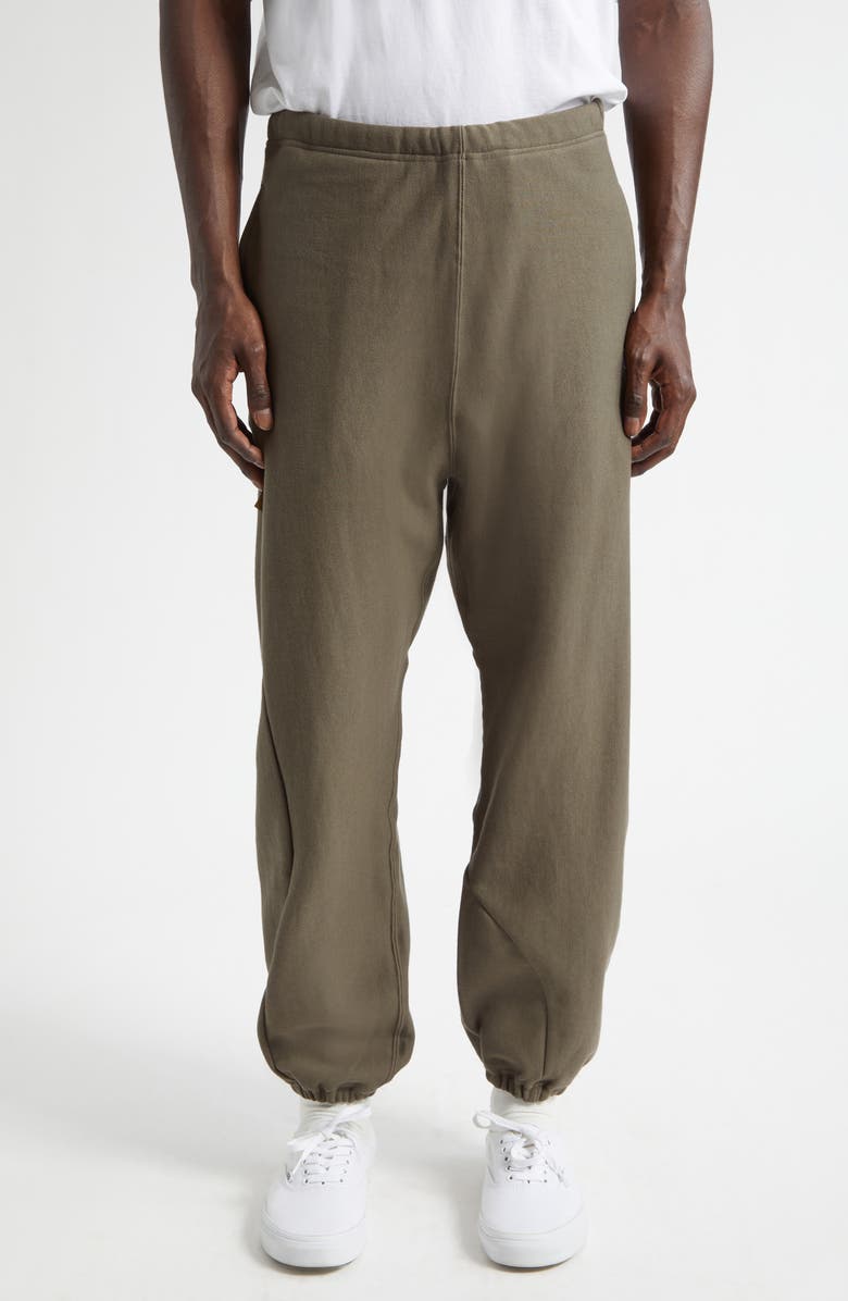 Undercover x Champion Cotton Fleece Joggers, Main, color, Khaki Gray