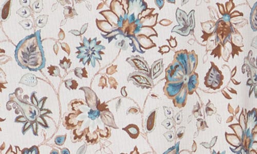 Jack Victor Aberdeen Stretch Cotton Dress Shirt In Brown