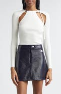 Courrèges Cutout Ribbed Sweater