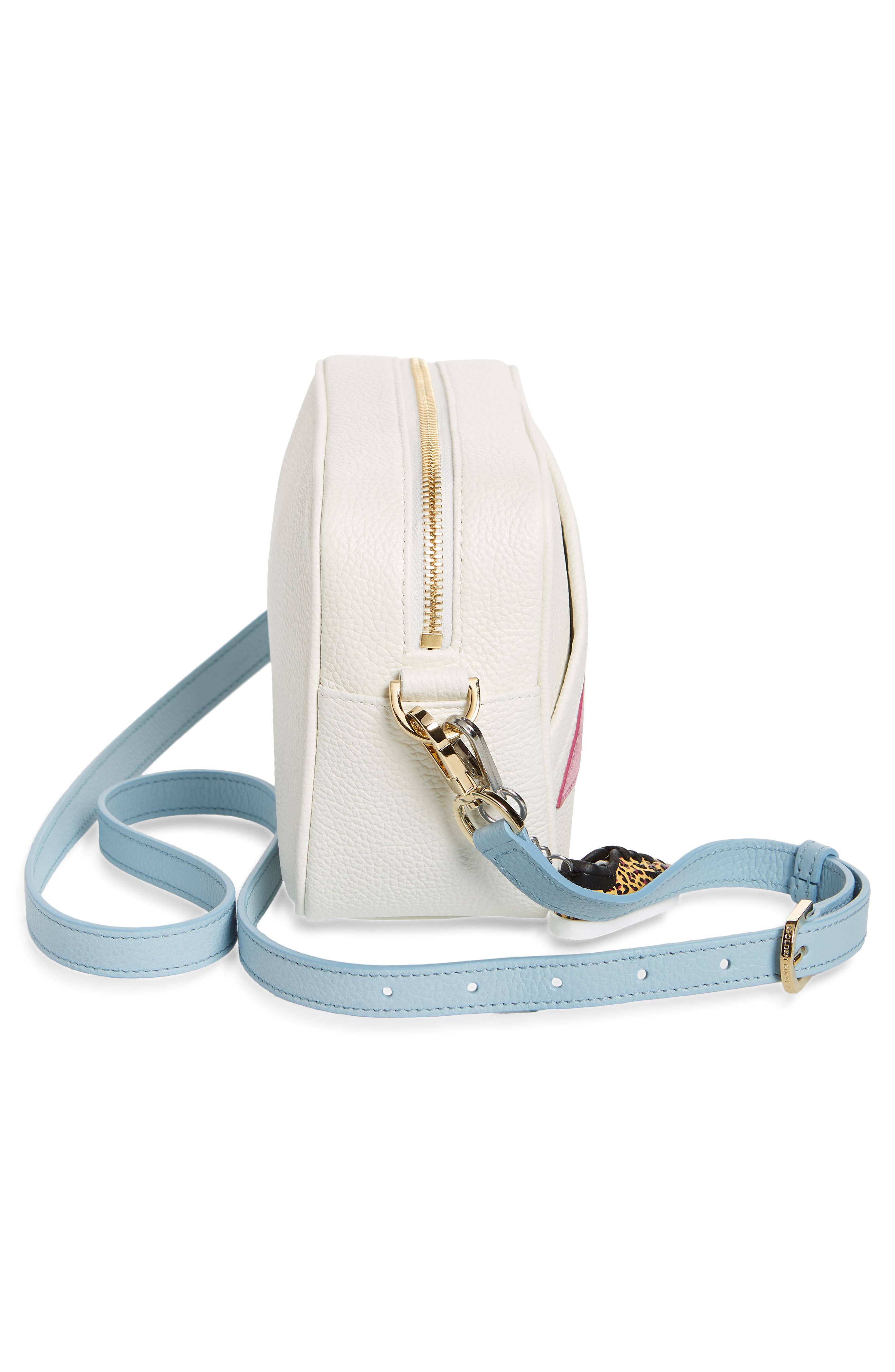 Golden Goose Star Leather Camera Bag, Alternate, color, 