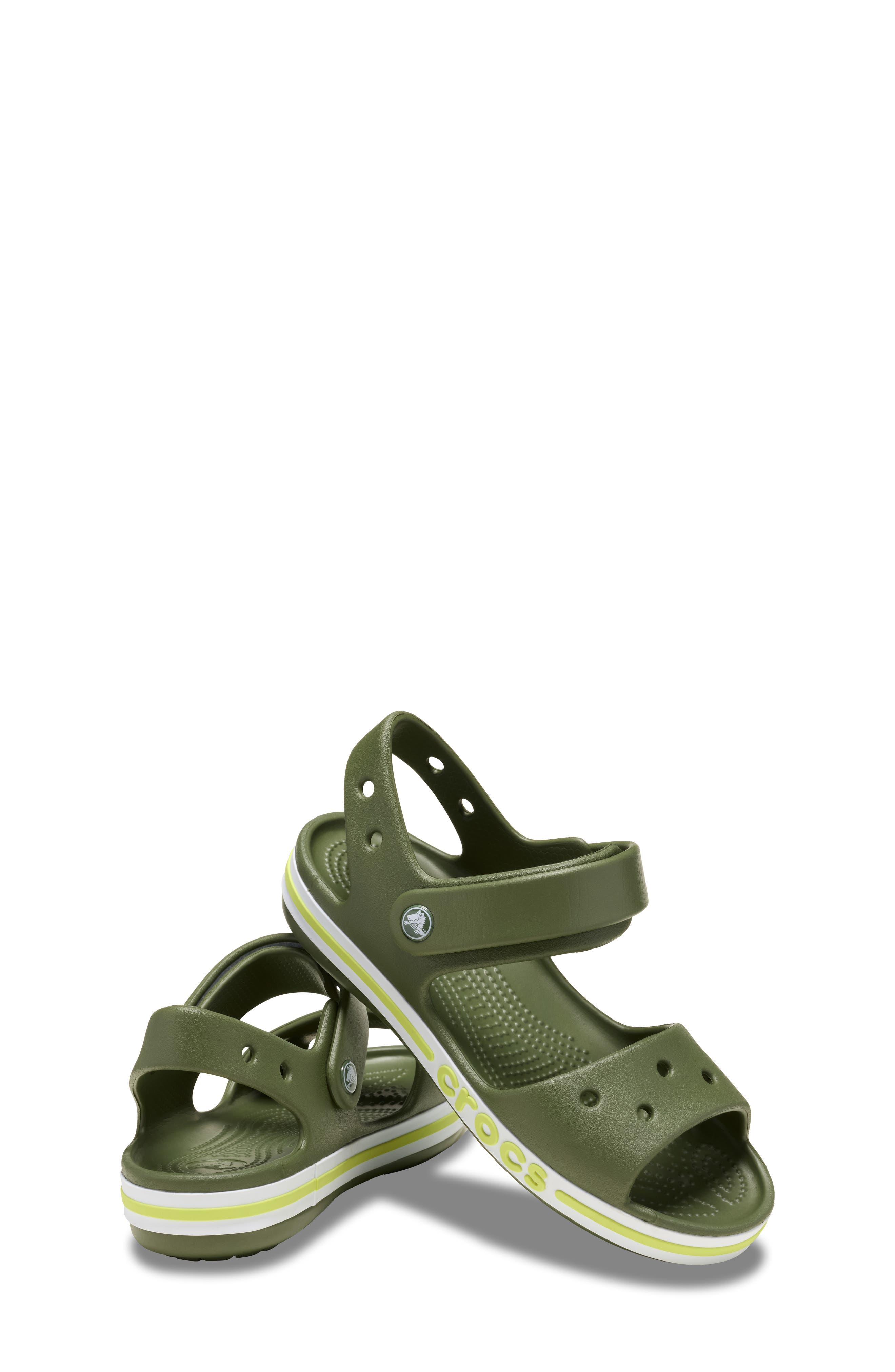 CROCS Bayaband Sandal, Alternate, color, Army Green