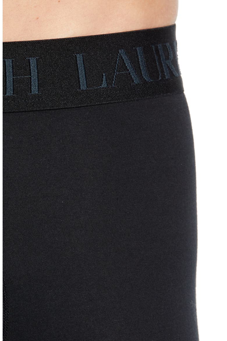 2-Pack Cotton & Modal Boxer Briefs, Alternate, color, POLO BLACK