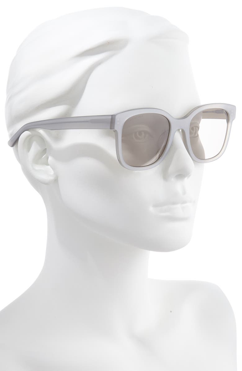 Balenciaga 52mm Square Sunglasses, Alternate, color, 