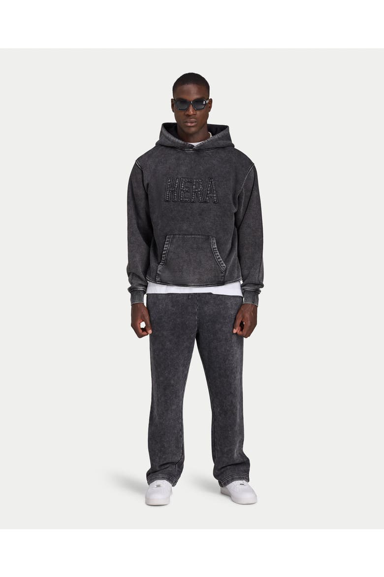 Collective Relaxed Straight Leg Joggers, Alternate, color, Washed Black