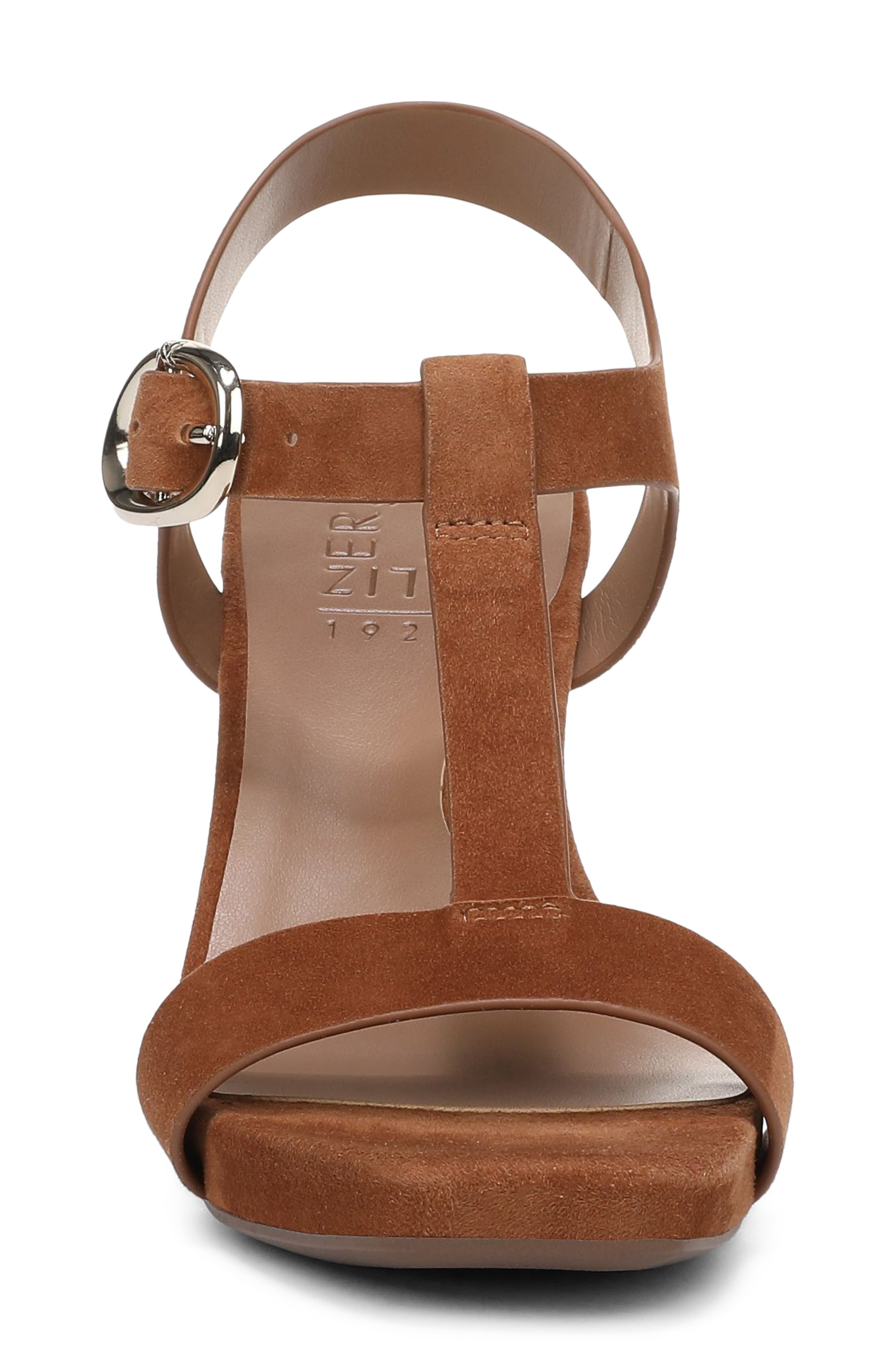Naturalizer Jordis Slingback Platform Sandal, Alternate, color, Walnut Wake