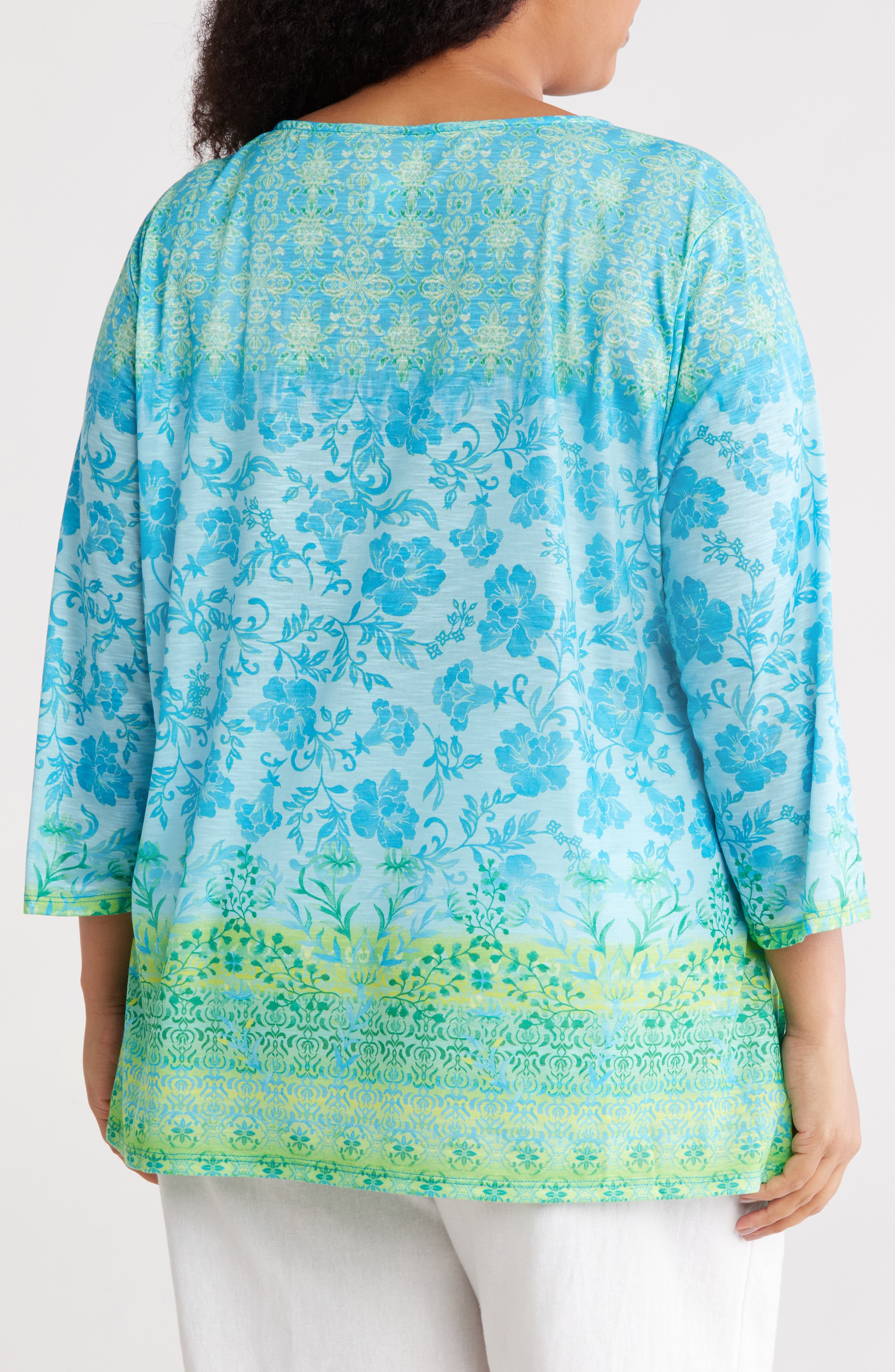 RUBY RD Long Sleeve Tunic Top (Women) | Nordstromrack