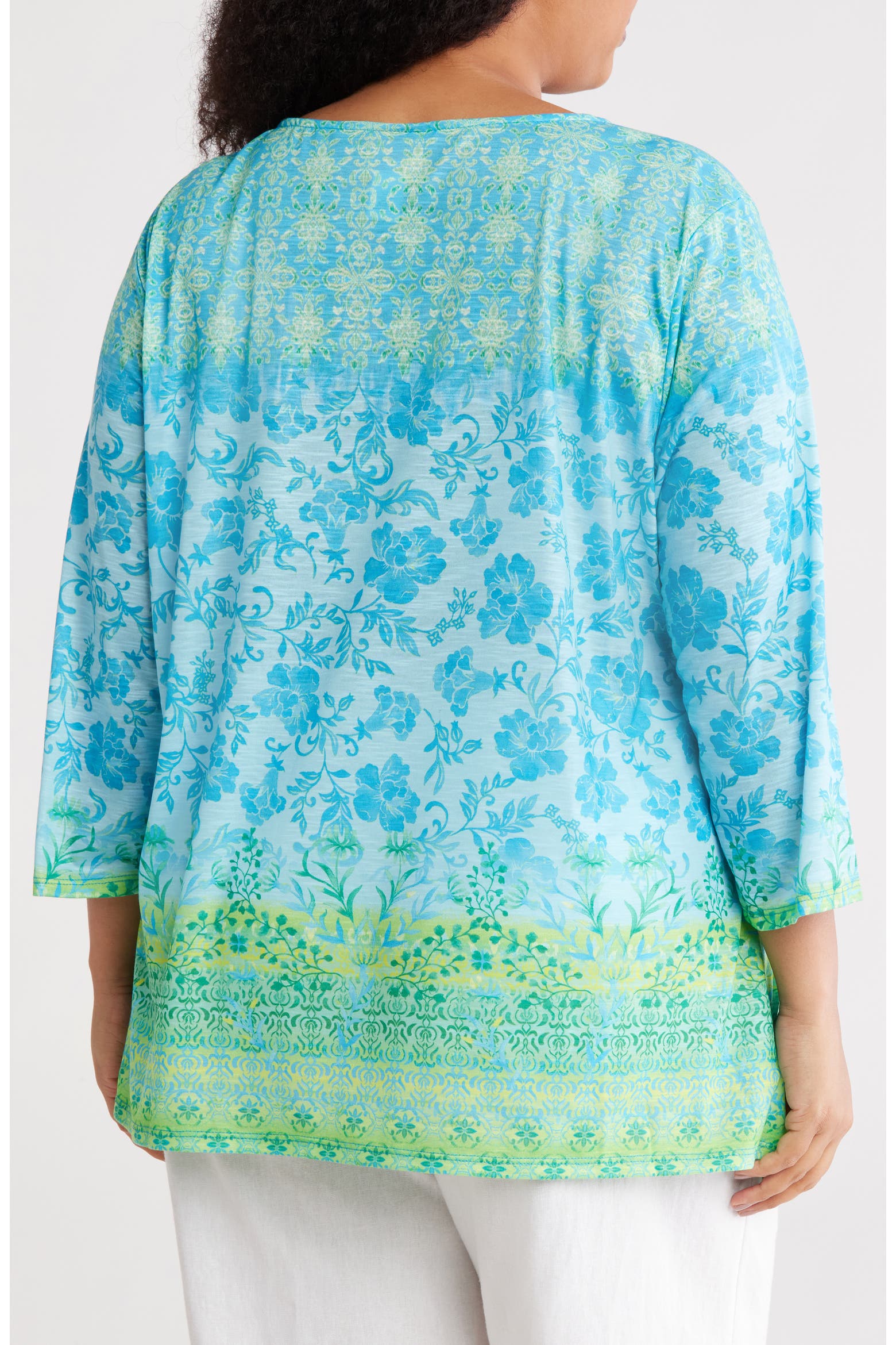 Ruby Rd Woman RUBY RD Long Sleeve Tunic Top (Women) | Nordstromrack