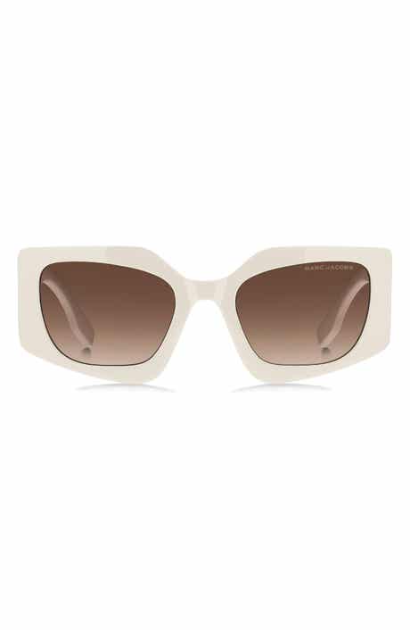 Marc Jacobs 53mm Gradient Rectangular Sunglasses