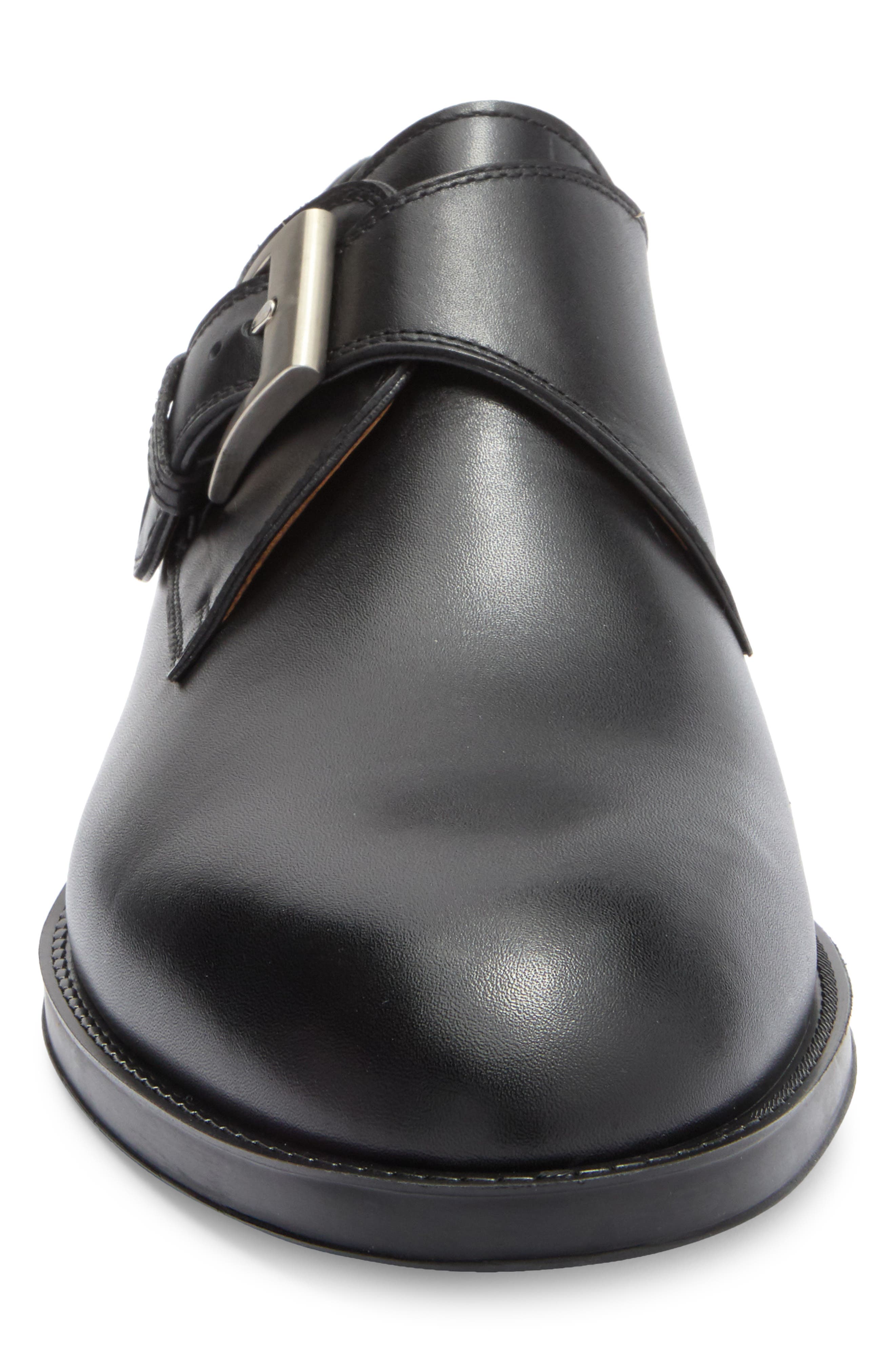 Magnanni Franklyn Monk Shoe, Alternate, color, Black