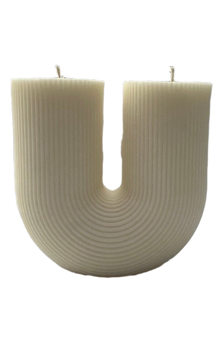 Aaram Luxe The U Ribbed Candle, Alternate, color,