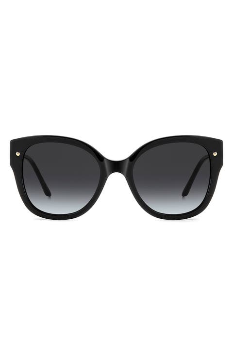 55mm Gradient Butterfly Sunglasses