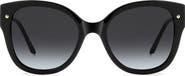 Carolina Herrera 55mm Gradient Butterfly Sunglasses