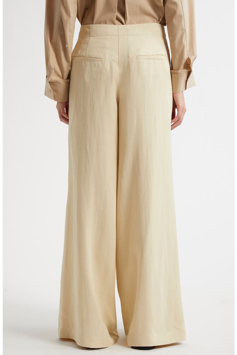 Demie Wide Leg Pants, Alternate, color, FRENCH BUTTER