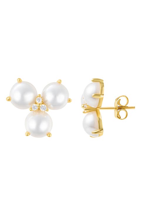 Freshwater Pearl Stud Earrings