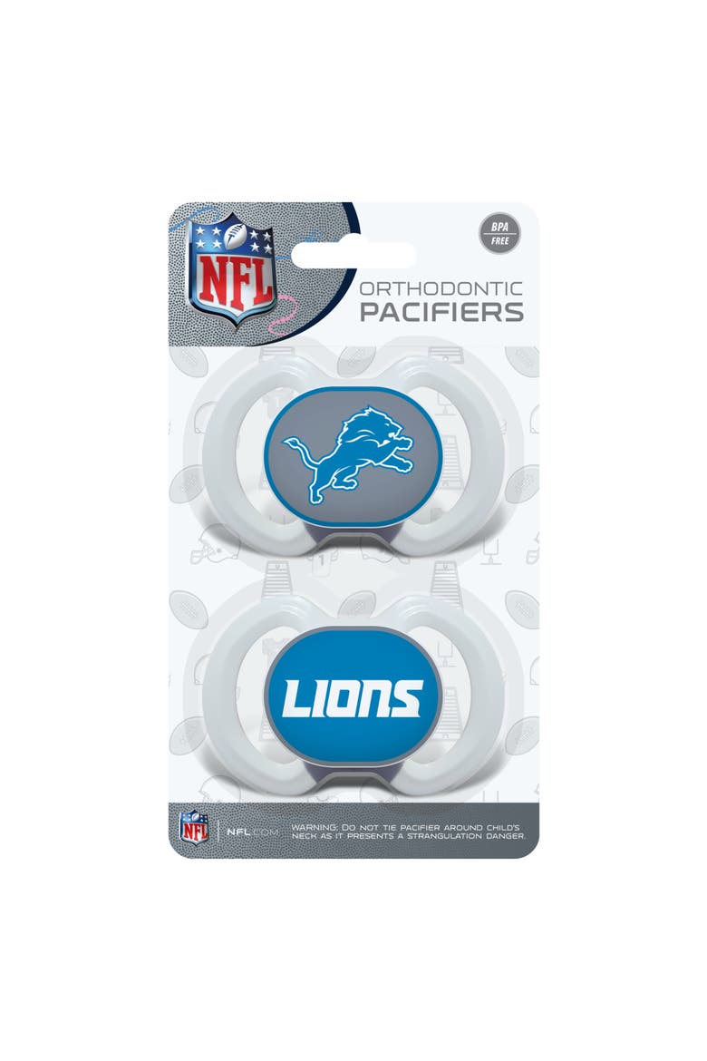 Detroit Lions Pacifier 2-Pack, Alternate, color, Multicolor