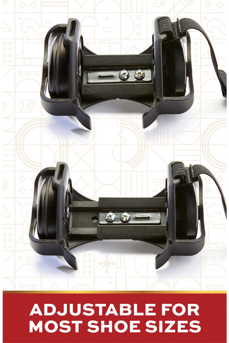 Clip & Roll LED Skates, Alternate, color, BLACK