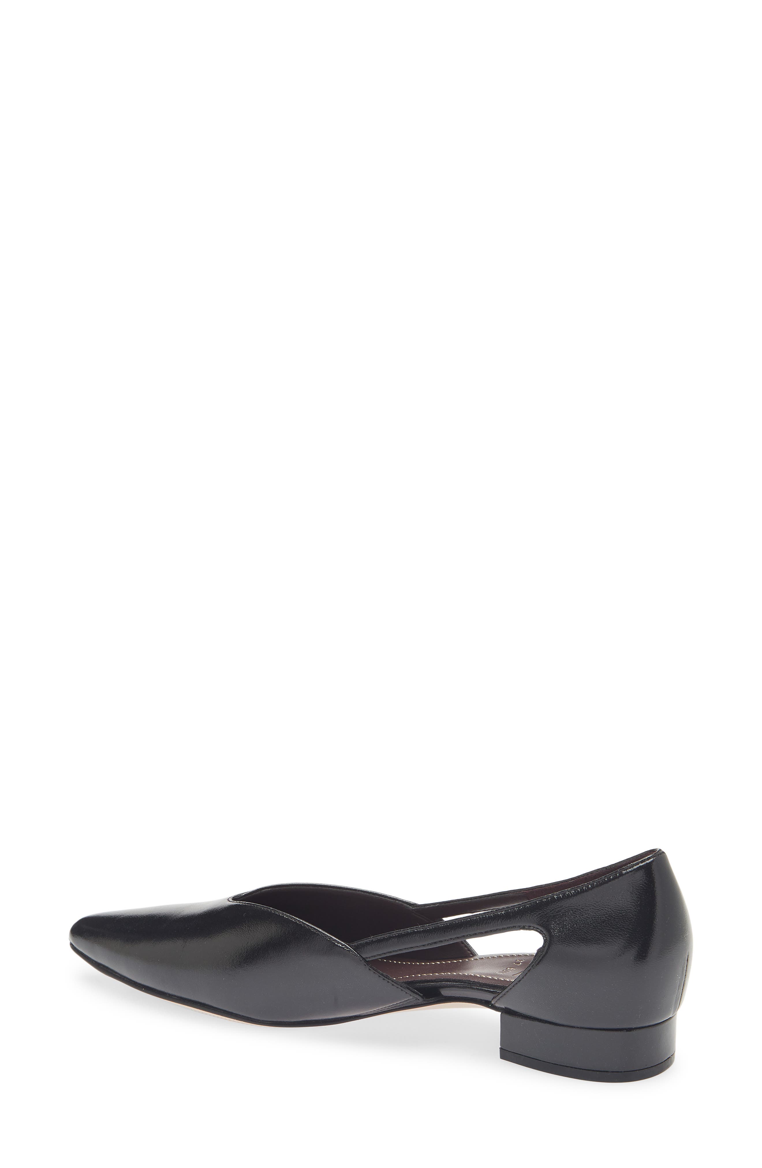 27 EDIT Naturalizer Sydney Pointed Toe Flat, Alternate, color, Black