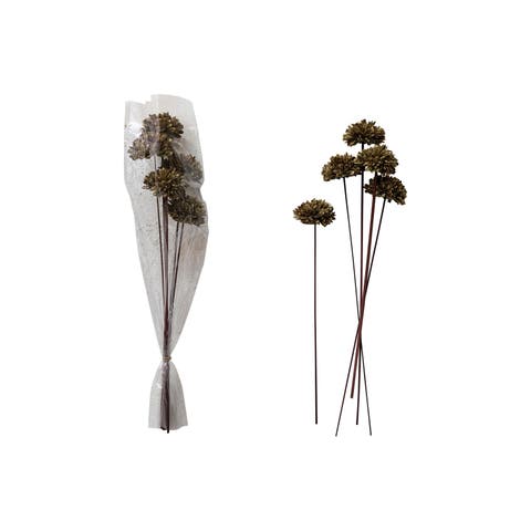 Dried Natural Sesame Flower Bunch, Green