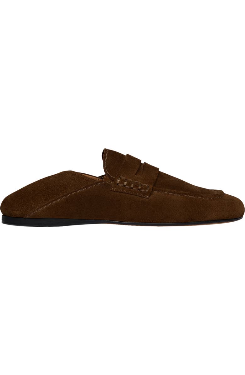 SANDRO Suede loafers, Alternate, color, Brown