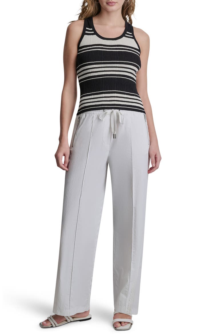 Stripe Sweater Tank, Alternate, color, BLACK/ COCONUT