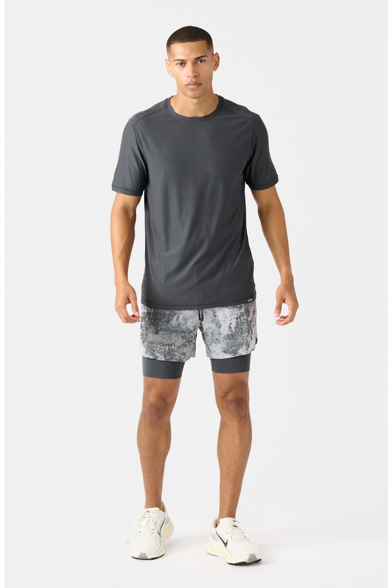 Aire Performance T-Shirt, Alternate, color, CHARCOAL GRAY