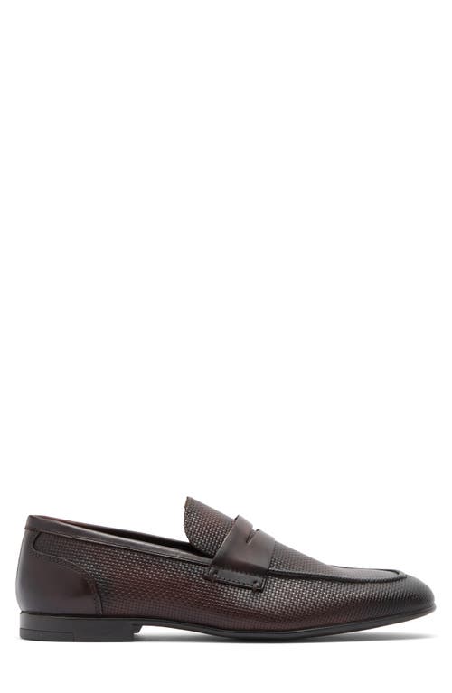 Vittorio Russo Derringer Loafer In Dark Burnished Brown