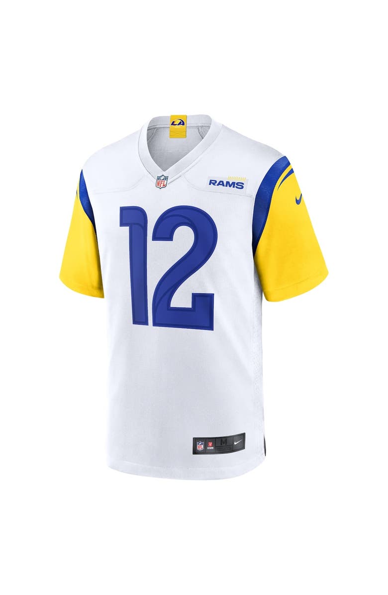 Nike Men's Nike Puka Nacua White Los Angeles Rams Game Player Jersey, Alternate, color, White