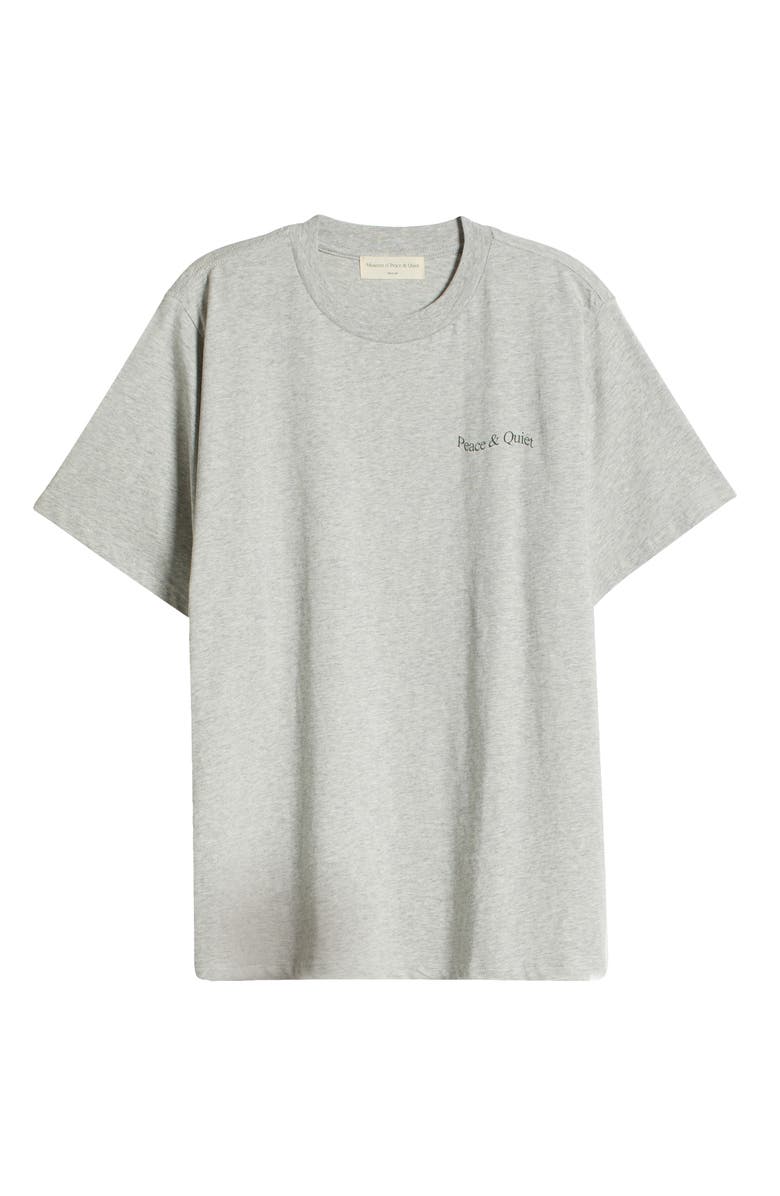 Museum of Peace & Quiet Wordmark Graphic T-Shirt, Alternate, color, 
